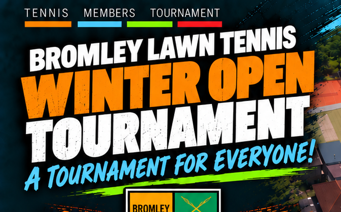 Winter Open Tournament - Live Draw and Social - Friday 6th November 7pm